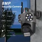 8MP WIFI Triple Lens Smart Wireless High Definition 5X Zoom Surveillance Camera