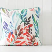 Rayell Indoor Square Cushion Simple Leaf Print Bright 45x45cm