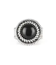 Paparazzi Rare Minerals Black Ring - New
