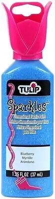 TULIP Dimensional Fabric Paint 1.25oz Sparkle Blueberry