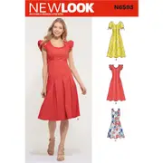 New Look Sewing Pattern 6593 N6593 Misses' Dress