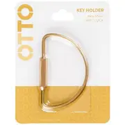Otto D-Shaped Key Holder Gold