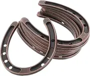 [Baluue] 7pcs Cowboy Horseshoe Charms Durable Mini Western Theme Decorations for Party Favors for Crafting Keychains and Table Centerpieces at Weddings and Birthdays