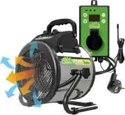 PAL 2.0/USDT Palma Greenhouse Heater with Thermostat - Fast Heating, Grow Tent H