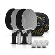 Senston Table Tennis Rackets Set,Professional Ping Pong Paddle Set for 4 Play...