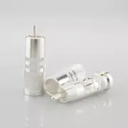 4/8PCS Silver Plated Plug Copper Connector for Hifi Wire Audio Speaker RCA Cable