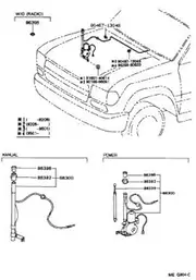 Toyota 86392-60040 Antenna Ornament