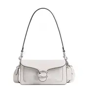 Coach Tabby Monogrammed Shoulder Bag One size Silver/white chalk