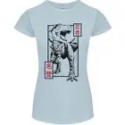 Japanese T-Rex Ninja MMA Mixed Martial Arts Womens Petite Cut T-Shirt