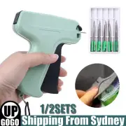 Clothes Garment Price Label Tagging Tags Gun Machine+2000 Glue Needles+10Needles