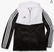 NWT Adidas Youth TIRO 19 AFS FZ Training Black Windbreaker Kid Jackets DY0100