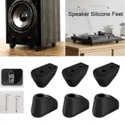 4/6PCS Silicone Feet Floor Standing Stand for Speaker Audio Record Player Base