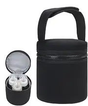 Insulated Bag for Breast Milk,Insulated Bottle Bags - Milk Bottles Bag with Detachable Strap, Insulated Bottle Bags Fits 2 Large 8oz Bottles for Travel Outdoor