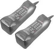 FOYTOKI Classic 80s 90s Inflatable Mobile Phone Toys Decorative Props for Boys and Girls Parties Retro Cellphone Ornament Fun Designs