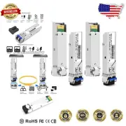 High-Performance 1000BASE-LX SFP Transceivers for Cisco — 20km Link, 4 Pack