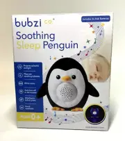 Bubzi Co Soothing Sleep Penguin White Noise Baby Sleep Aid Lullabies Night Light