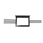Wall Mounted Rotating Clothes Drying Rack Towel Rack with Hooks Swing Arms Black