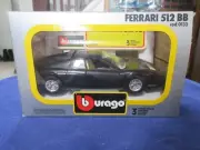 Bburago 1:24 Ferrari 512 BB BLACK RARE Made In Italy