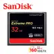 SanDisk Extreme Pro CF 32GB 記憶卡 160MB/S (公司貨)