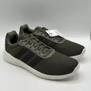 Adidas Lite Racer Adapt 3.0 Men's Size 10 Army Green White Brown Shoes IG3605
