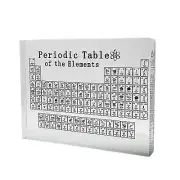 Periodic Table Display Table Ornament Gift Craft for Student Kids Chemists