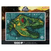 Aquarius Jurassic World Map 1000 Piece Jigsaw Puzzle