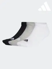 adidas Multi Cushioned Low Cut Socks 3 Pack (D30493) | $23