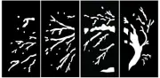 Screen Panels - Indoor & Outdoor - Modern Decorative - ACP Sets 120cm x 240cm