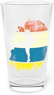 Beer Glass Pint 16oz Humorous Nostalgic Boulder Mountaineering Alpinism Hilarious Mount Hiking Lover 16oz