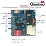 Voice Playback Module MP3 Player I/O Trigger UART Control SD/TF Card For Arduino