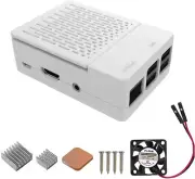 GeeekPi Case for Raspberry Pi 3 Model B+ (B Plus), with Cooling Fan and 3PCS ...