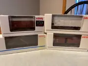 Marklin HO Scale Box Car Set 00773-10, 4831, 46200, 46160