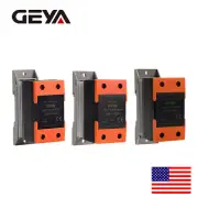 GEYA SSR-10/25/40A Solid State Relay DC-AC DC-DC AC-AC Single Phase&Heat Sink