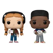 2pc Stranger Things Max & Lucas Pop Collectible Vinyl Figures 3.9/4.1in 3y+