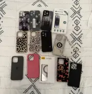 iPhone 15 Pro max Lot 12 items , Screen protectors Otterbox, Apple, Halloween
