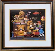 Charles Wysocki "Toyland " New CUSTOM FRAMED Art Americana Rural