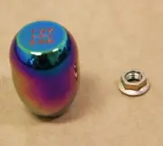 JDM style Neo Chrome aluminum 5 speed Gear Shift KNOB for 88-1991 Honda Civic EF (for: Honda)
