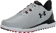 [Under Armour] Men's Drive Fade Spikeless 2e Golf Shoe, (101) Mod Gray/Mod Gray/Black, 10.5 Wide