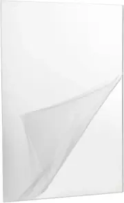 Wall-Mounted Mirror Wall Acrylic Peel Stick on Locker Mirrors Unbreakable Sheet