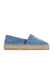 Round-headed straw shoes 38 Blue