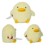 Duck Plush Toy with Knife