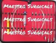 Liposuction Cannulas Set of 27 Facial Fat Grafting Transplantation, Surgery