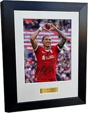 Kitbags & Lockers 12x8 A4 Darwin Nunez Liverpool F.C. Autographed Signed Photo Photograph Picture Frame Football Soccer Poster Gift 8x6