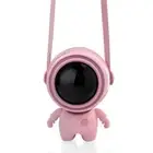 Portable Neck Fan Mini Handheld Fan USB Rechargeable Outdoor Pink