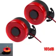 2X Car Truck Backup Warning Alarm Vehicle Auto Reverse 105dB Beeper Horn 12V-24V