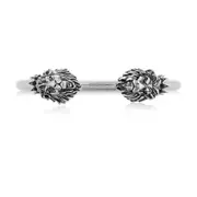 Couture Kingdom - Disney - The Lion King Simba Vs Scar Bangle White Gold