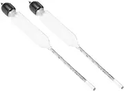 OKUMEYR Reliable Milk Goat Milk Density Measurement 2-Pack Hydrometer Accurate Lactate Meter Precision Kitchen Supply
