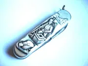 Victorinox Carved Stainless Steel Spartan Swiss Army Knife- Chimney Sweeper