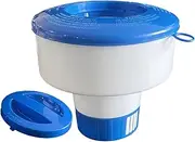 Pool Pill Dispenser, Pool Medicine Dispenser, 7" Pool Tablet Floater | Dispenser with Pull Ring for Indoor and Outdoor Pool Hot Tub