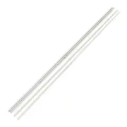 5Pcs RC Airplane Hardware Tool Stainless Steel Round Rod 400mm x 3mm